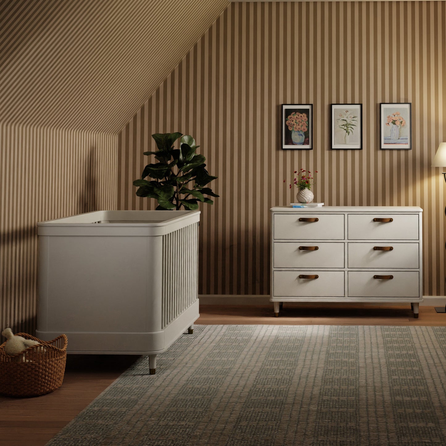 NAMESAKE TANNER 3-IN-1 CONVERTIBLE CRIB - WARM WHITE