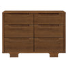 Yuzu 6-Drawer Dresser in Natural Walnut