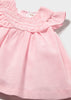 MAYORAL GIRL SMOCKED DRES - PINK