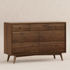 Palma 7-Drawer Double Dresser, Assembled in Warm White