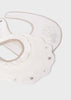 MAYORAL BIB SET WHITE EMBROIDERY