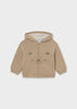 MAYORAL BABY INTERACTIVE ANIMAL ZIP-UP SWEATSHIRT