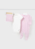 MAYORAL NEWBORN 3 PIECE BODYSUIT WITH HAT SET