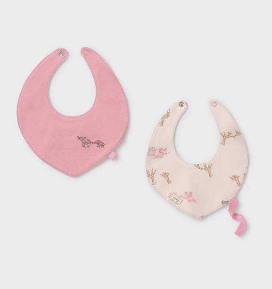 MAYORAL 2-PACK WATERPROOF BIBS ORCHID
