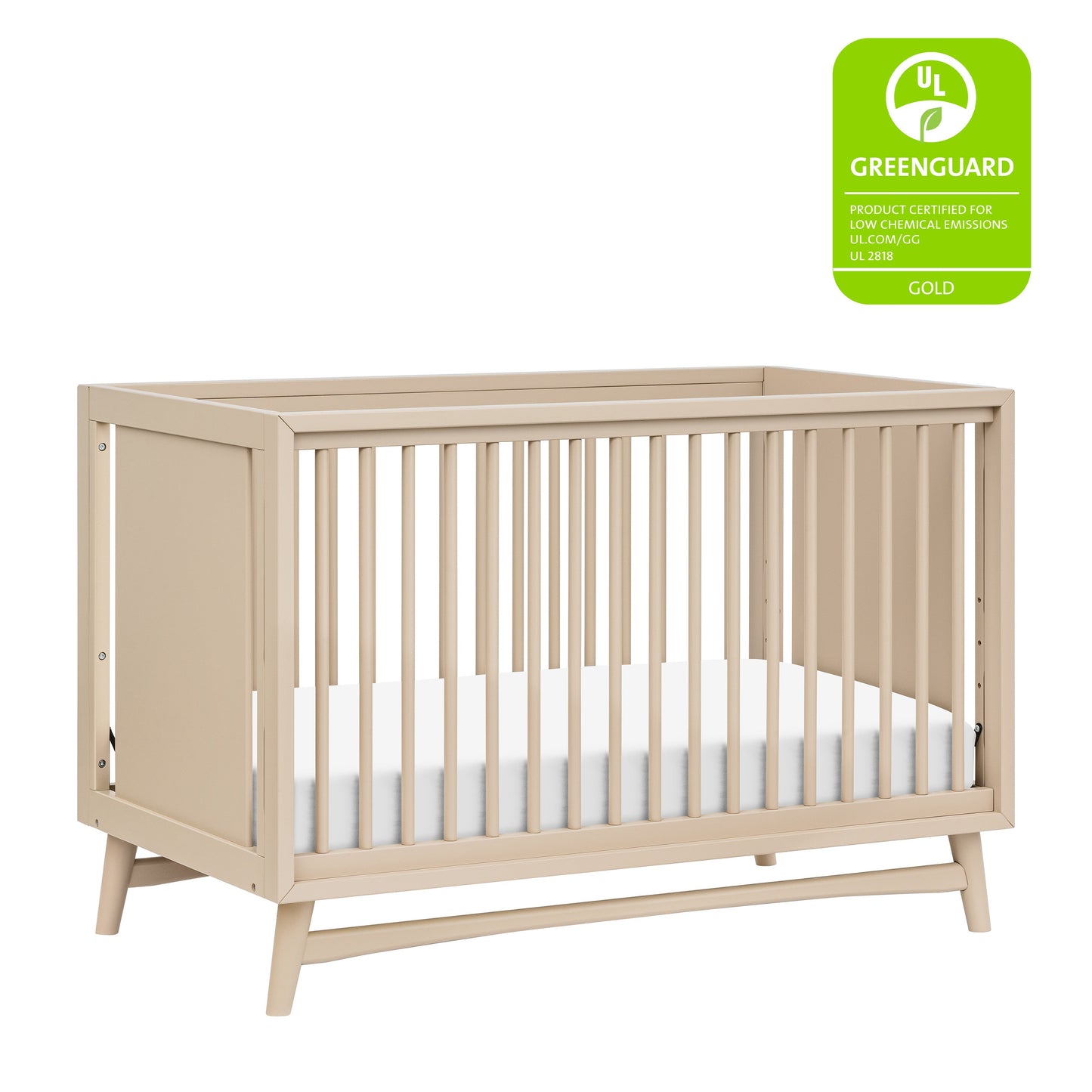 BABYLETTO PEGGY 3-IN-1 CONVERTIBLE CRIB WITH TODDLER BED CONVERSION KIT