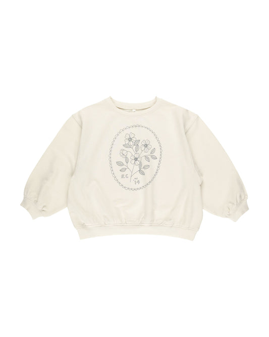 RYLEE AND CRU OVERSIZED SWEATSHIRT WILDFLOWER