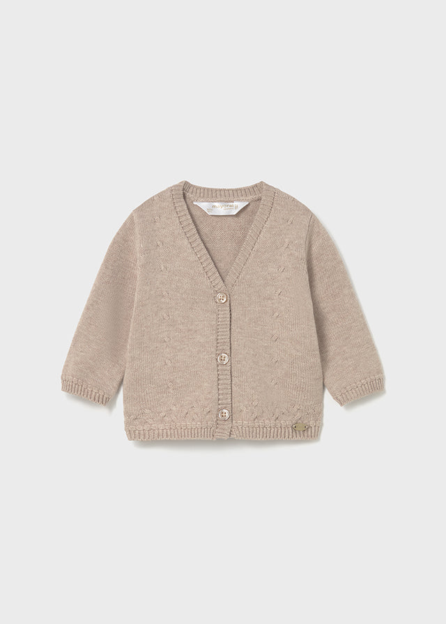 MAYORAL NEWORN BOY SOFT KNIT CARDIGAN