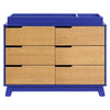 Hudson 6-Drawer Double Dresser, Assembled in Honey