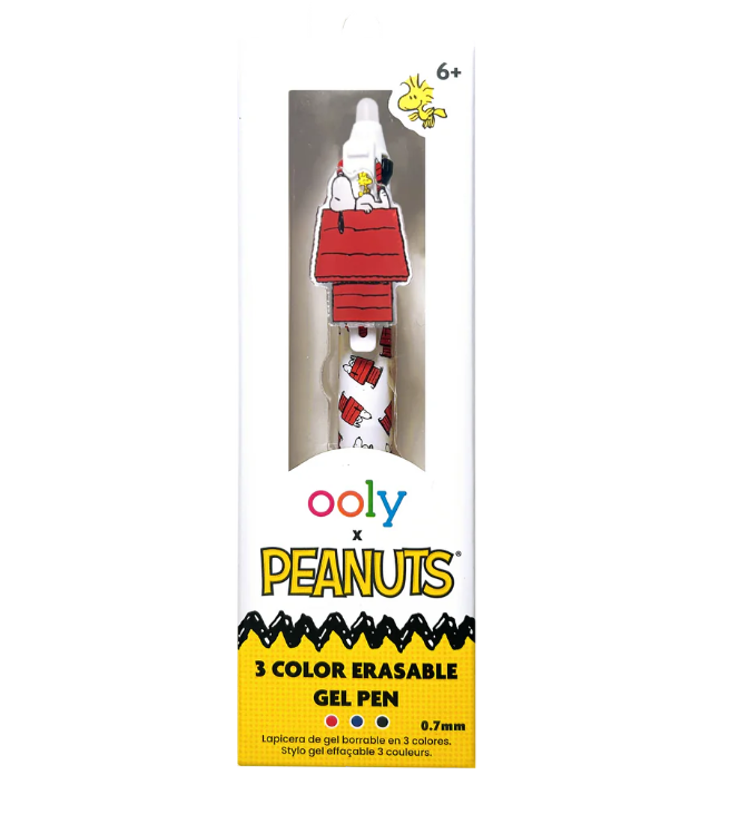 OOLY X PEANUTS 3 COLOR ERASABLE GEL PEN