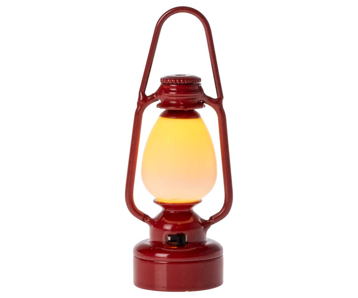 MAILEG VINTAGE LANTERN, MOUSE - RED