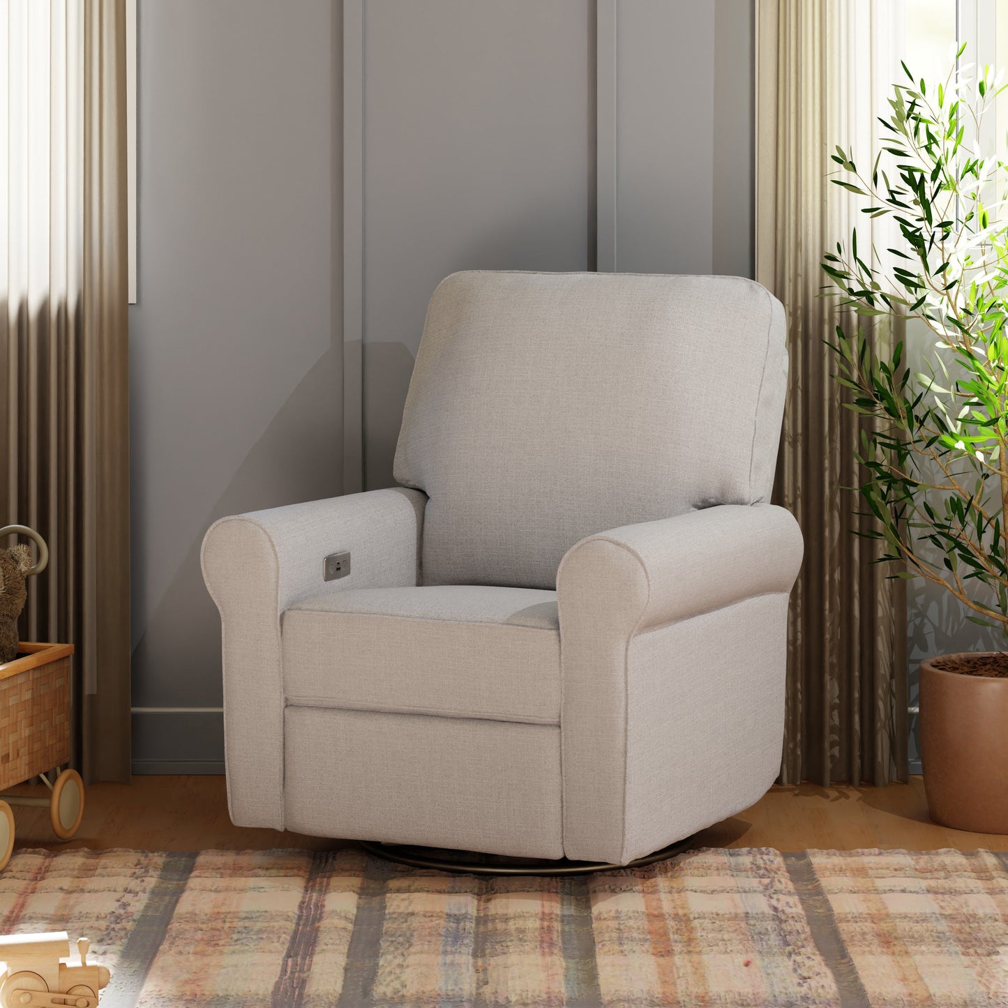MONOGRAM BY NAMESAKE MONROE POWER RECLINER AND SWIVEL GLIDER