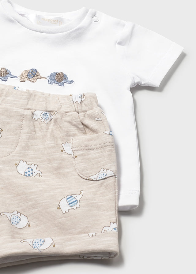 MAYORAL 2 PIECE BOYS SHORT SET