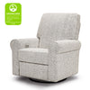 MONOGRAM BY NAMESAKE MONROE POWER RECLINER AND SWIVEL GLIDER IN BOUCLE Black White Boucle