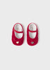 MAYORAL VELVET MARY JANES - RED