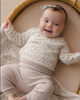 QUINCY MAE SIDE SNAP BODYSUIT + PANT SET FLORET