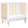 BABYLETTO LOLLY 4-IN-1 CONVERTIBLE MINI CRIB WITH TODDLER BED CONVERSION KIT