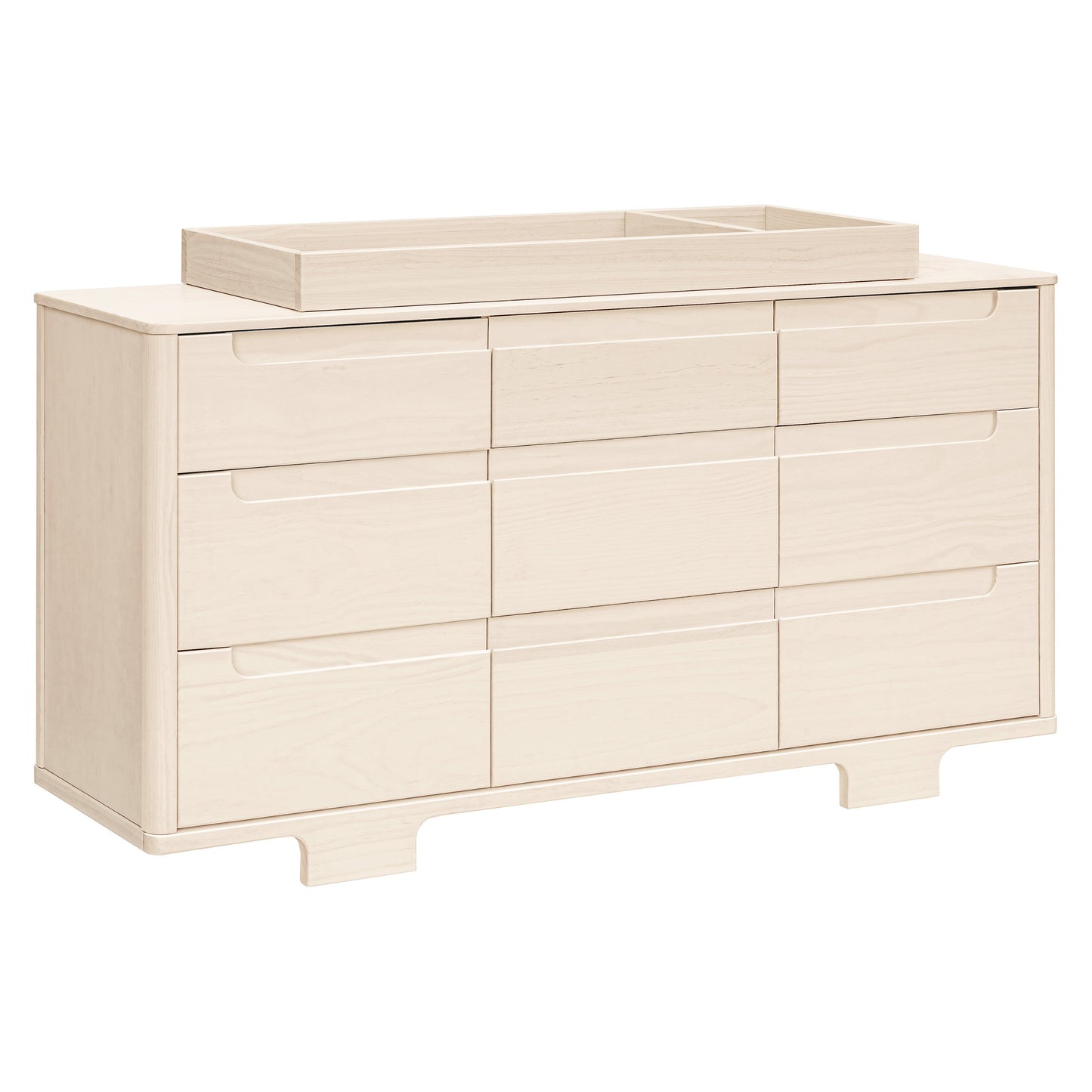 Yuzu 9-Drawer Dresser, Assembled in Natural Walnut