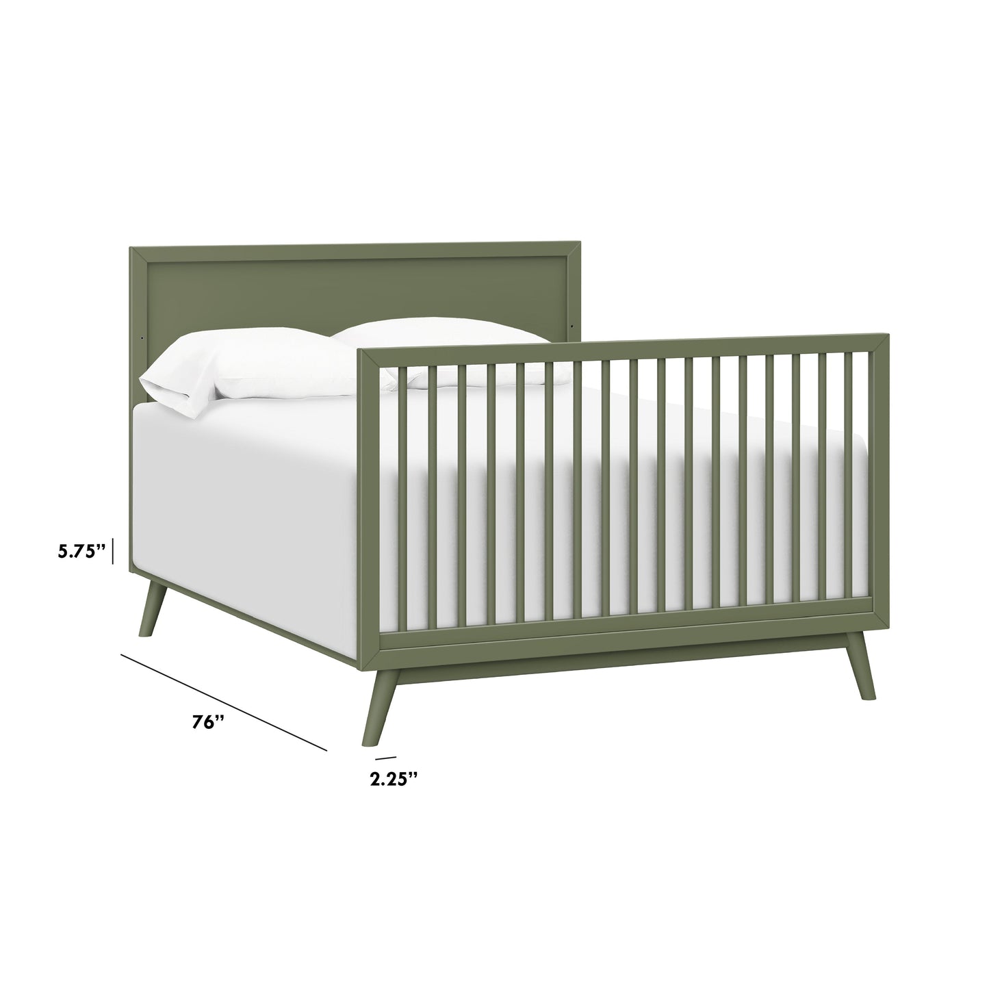 Full Size Bed Conversion Kit in Olive
