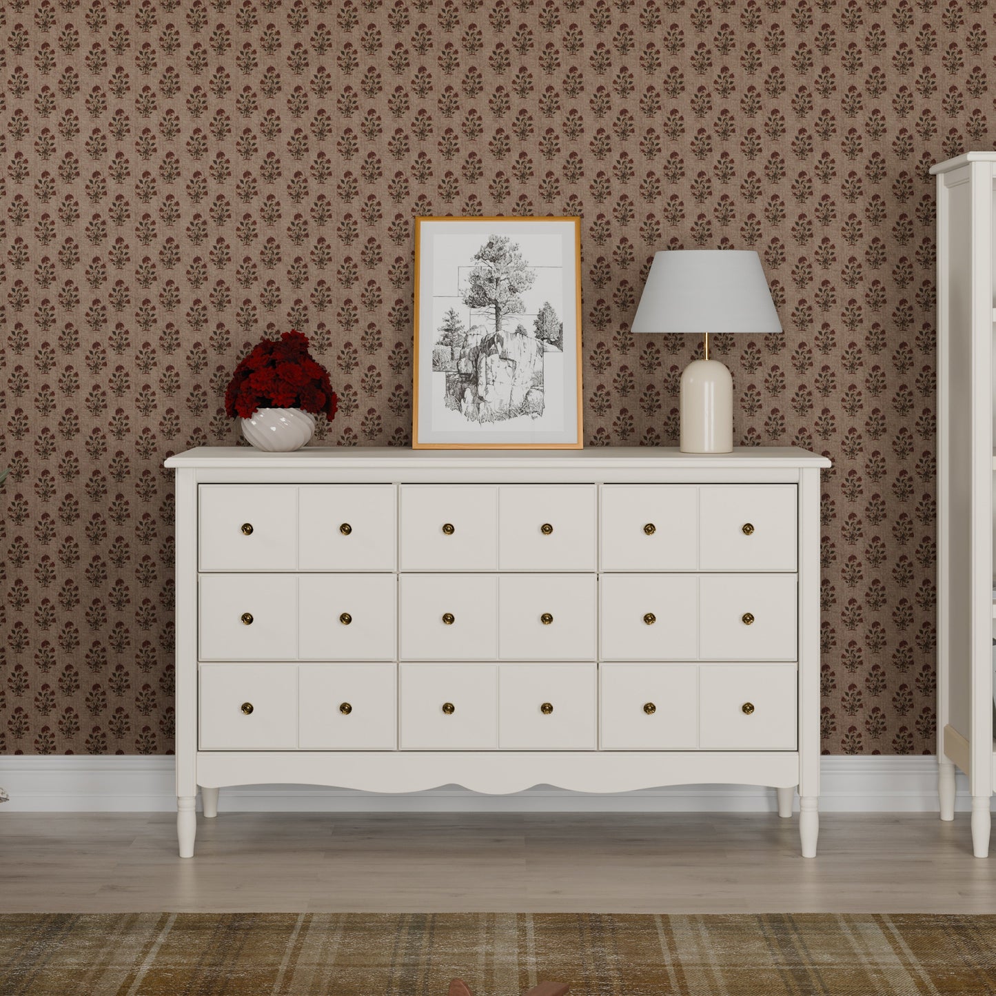 Liberty 9-Drawer Assembled Dresser in Natural Walnut