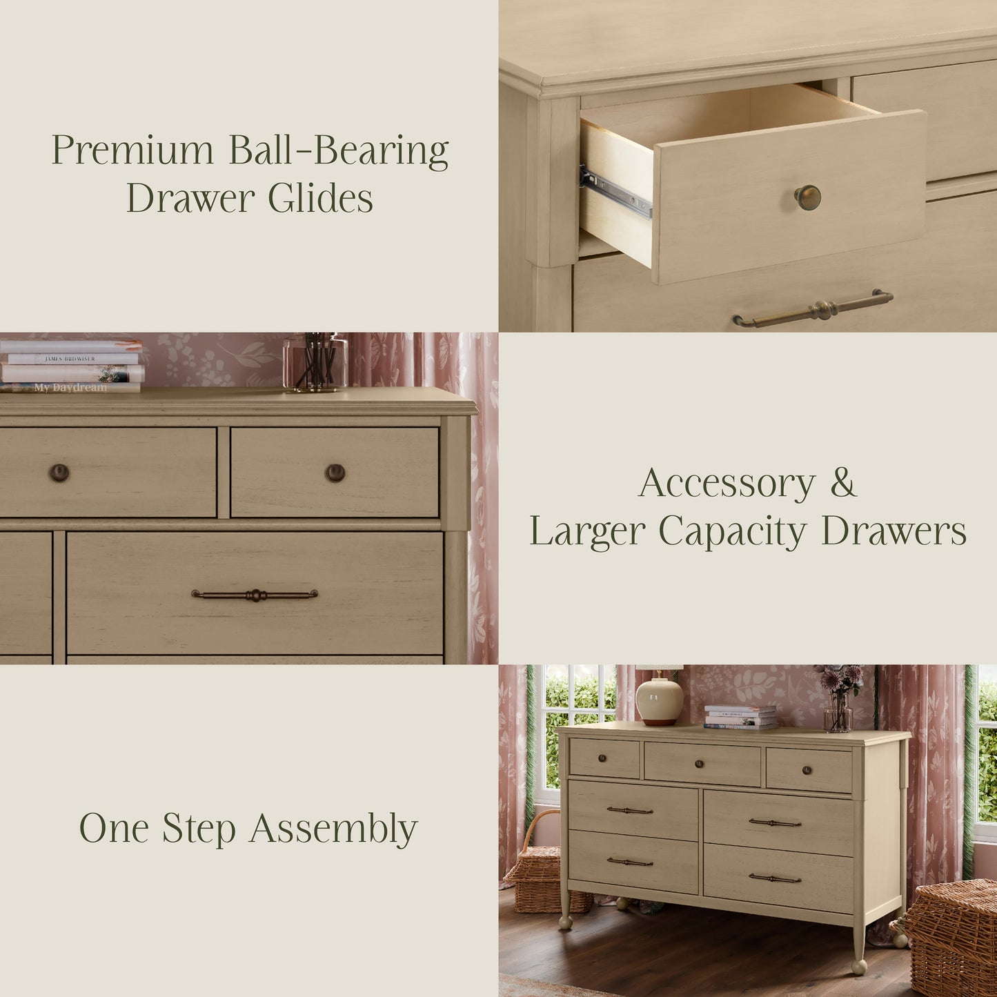 NAMESAKE ALOUETTE 7-DRAWER WIDE DRESSER (56”)