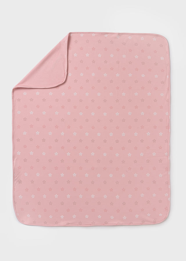 MAYORAL BABY MINI PRINTED SWADDLE - BABY PINK