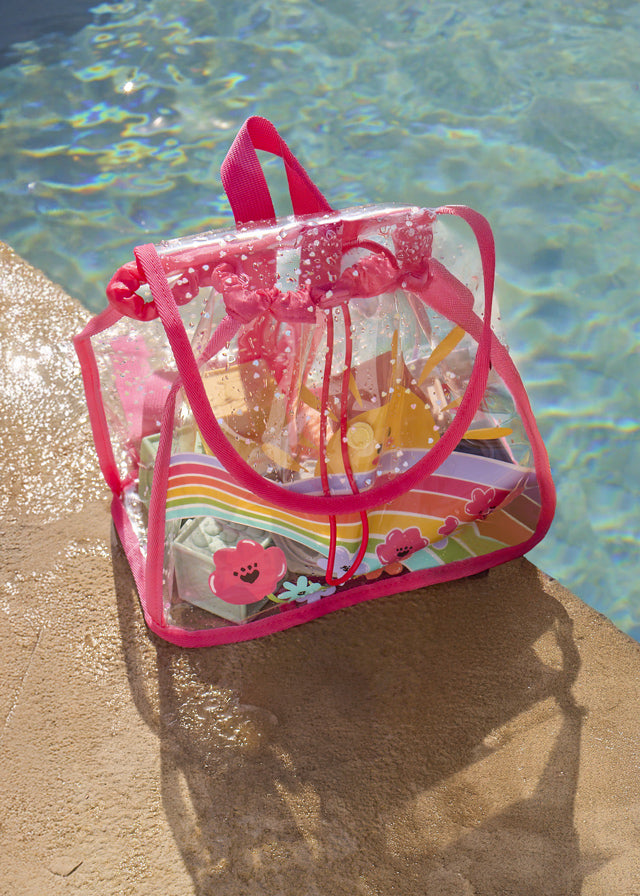 MAYORAL CLEAR BACKPACK - PINK