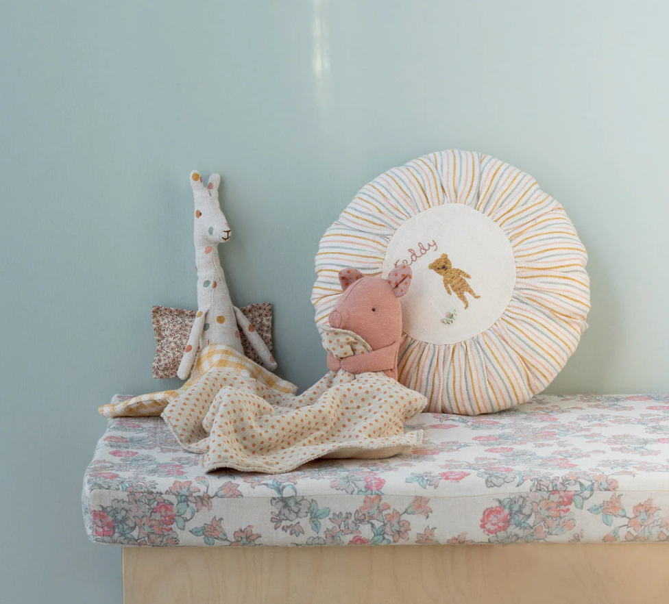 MAILEG LULLABY FRIENDS, PIG, MINI - ROSE