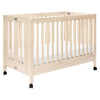 Maki Full-Size Folding Crib w/ Toddler Bed Conversion Kit in Honey