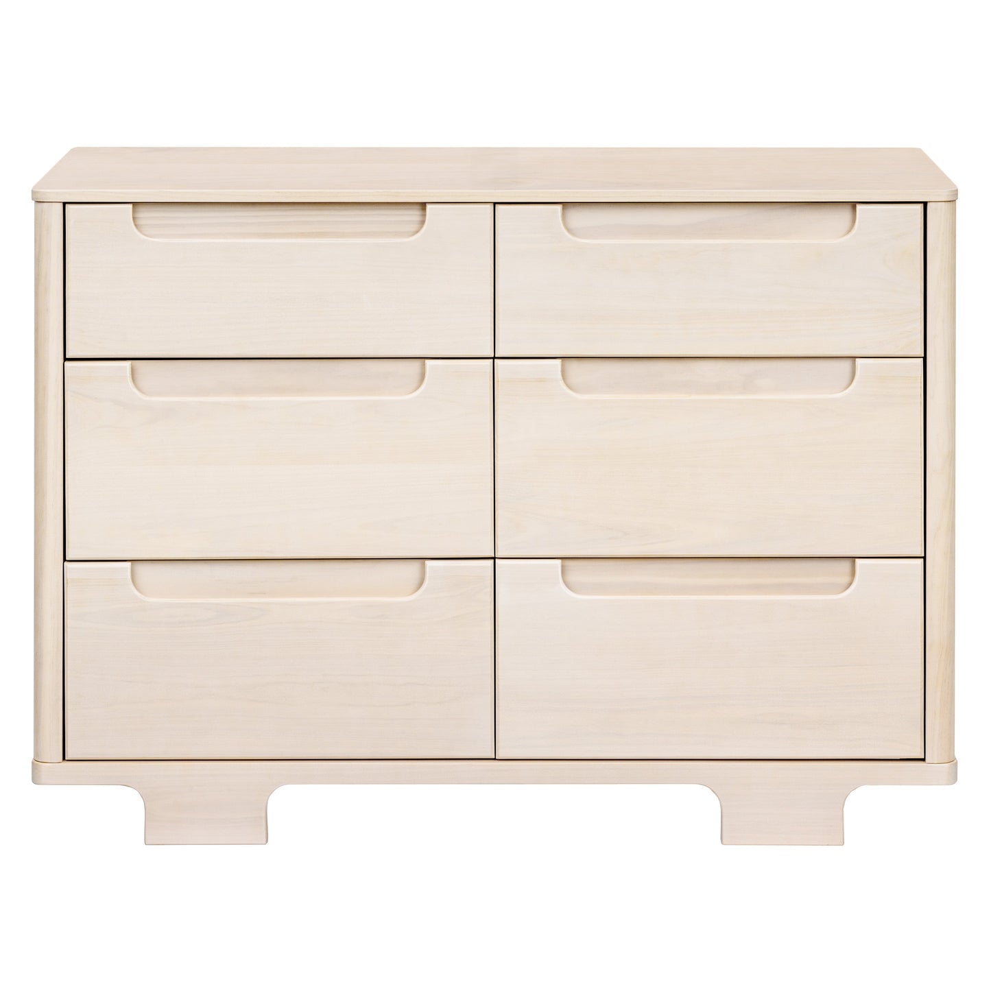 Yuzu 6-Drawer Dresser in Natural Walnut