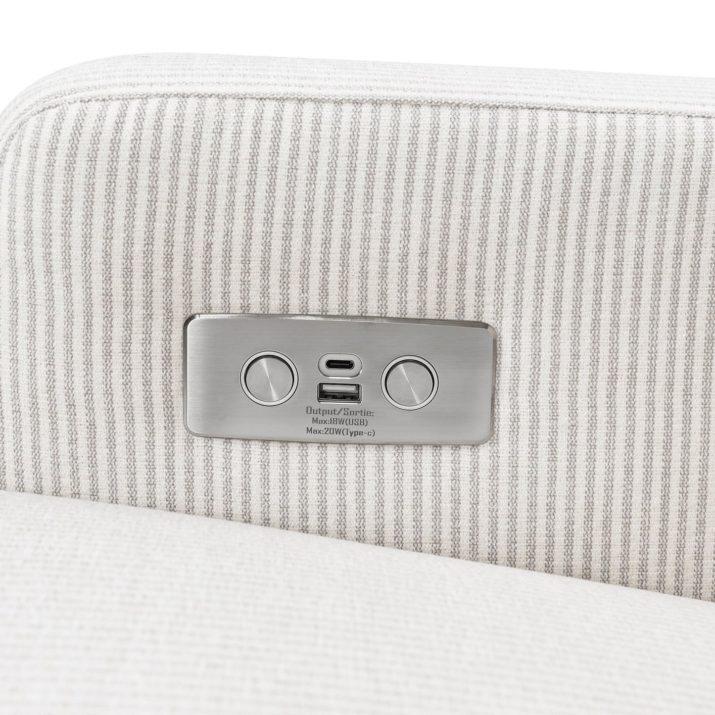 NAMESAKE CREWE ELECTRONIC RECLINER AND SWIVEL GLIDER