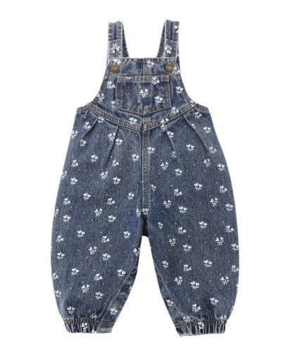 RYLEE + CRU VINTAGE OVERALL HEART DITSY