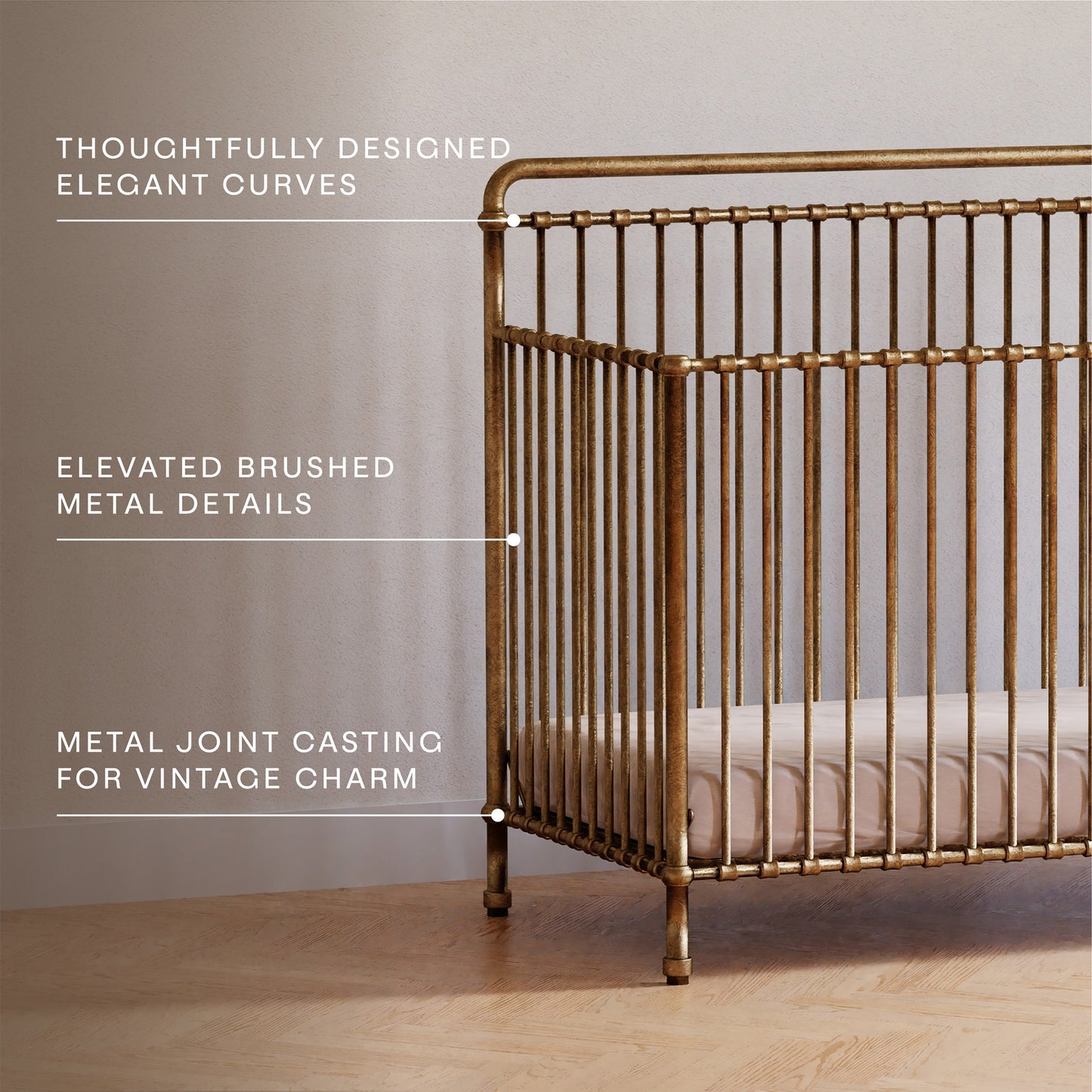 Winston 4-in-1 Convertible Crib in Heirloom Sage