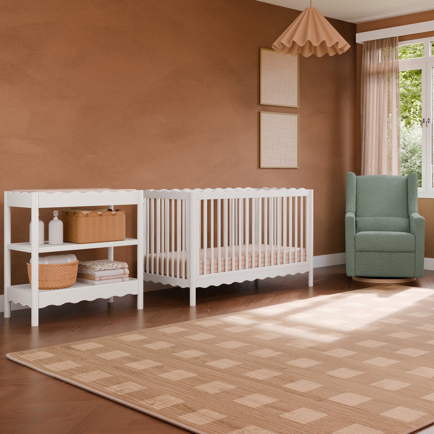 BABYLETTO SWELL 4-IN-1 CONVERTIBLE CRIB WITH TODDLER BED CONVERSION KIT