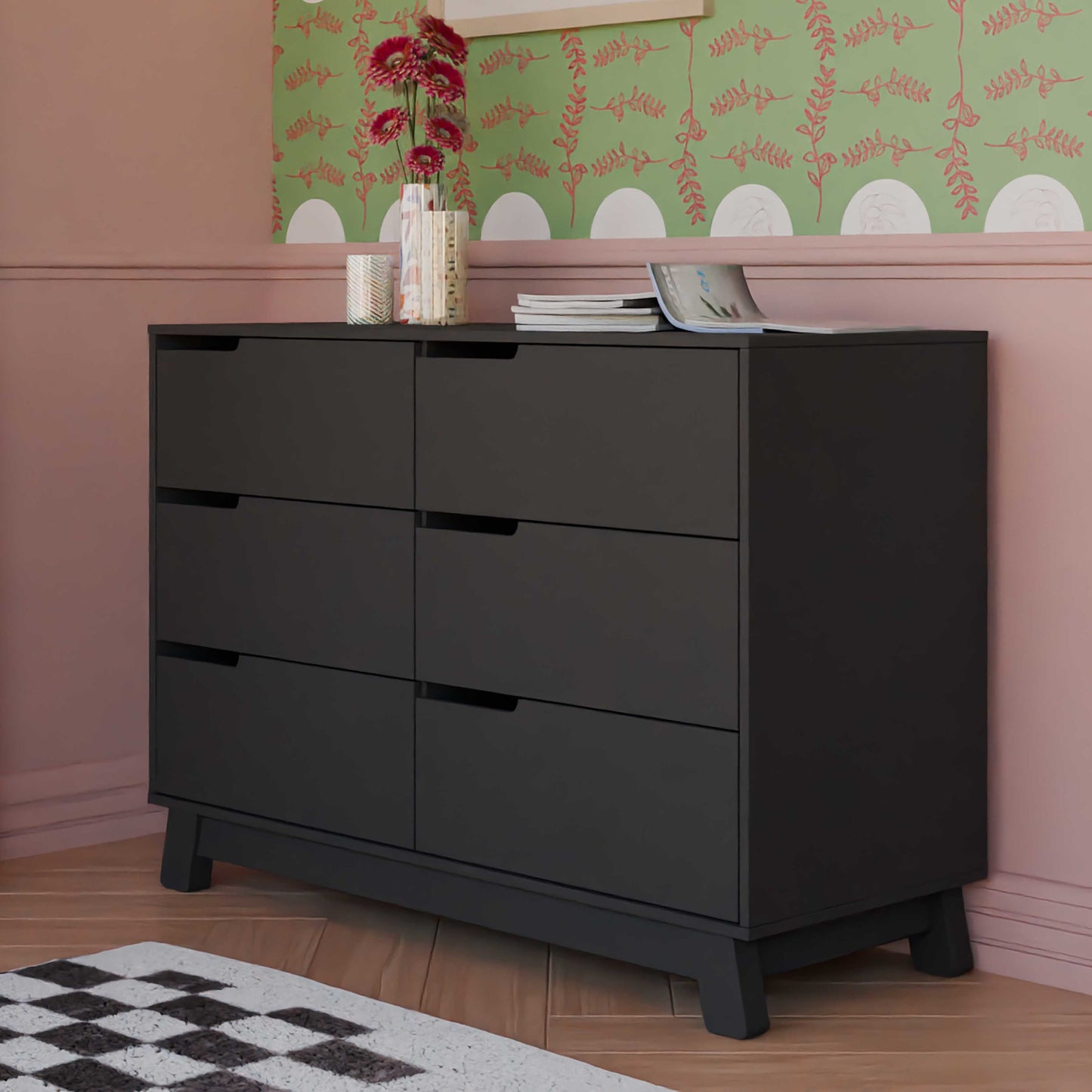 Hudson 6-Drawer Double Dresser, Assembled in Honey