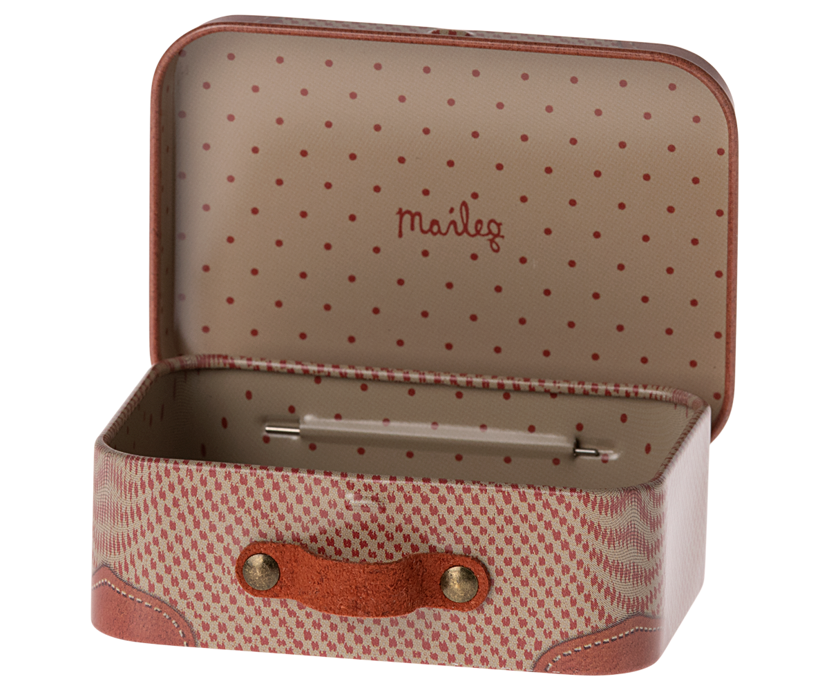 MAILEG SUITCASE, MICRO-ROSE