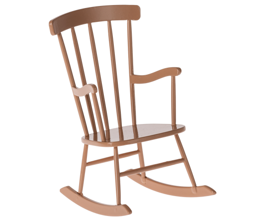 MAILEG ROCKING CHAIR,MINIATURE- DARK POWDER