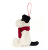 JELLYCAT BASHFUL PUPPY ORNAMENT