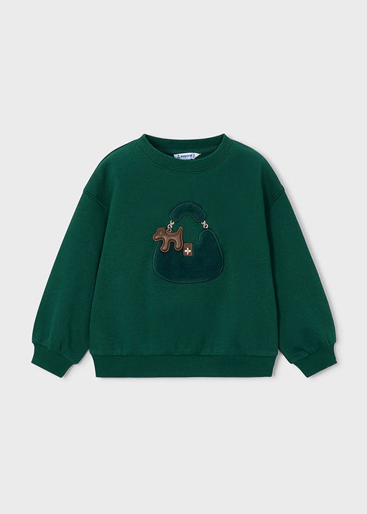 MAYORAL GIRL PUPPY SWEATSHIRT