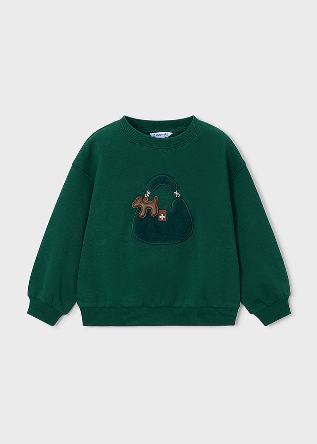 MAYORAL GIRL PUPPY SWEATSHIRT