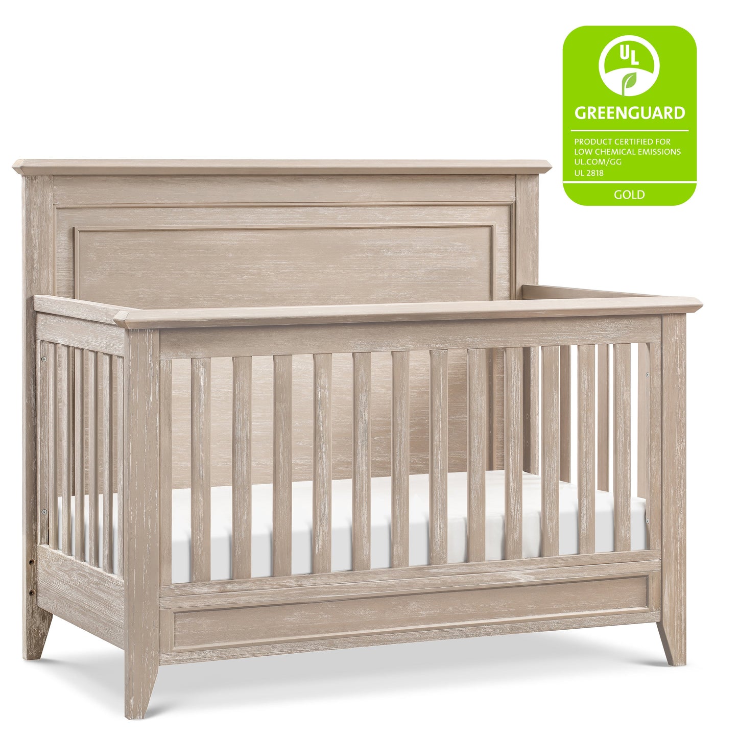 MONOGRAM BY NAMESAKE BECKETT RUSTIC 4-IN-1  CONVERTIBLE FLAT TOP CRIB