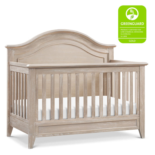 MONOGRAM BY NAMESAKE BECKETT RUSTIC 4-IN-1 CONVERTIBLE CURVE TOP CRIB