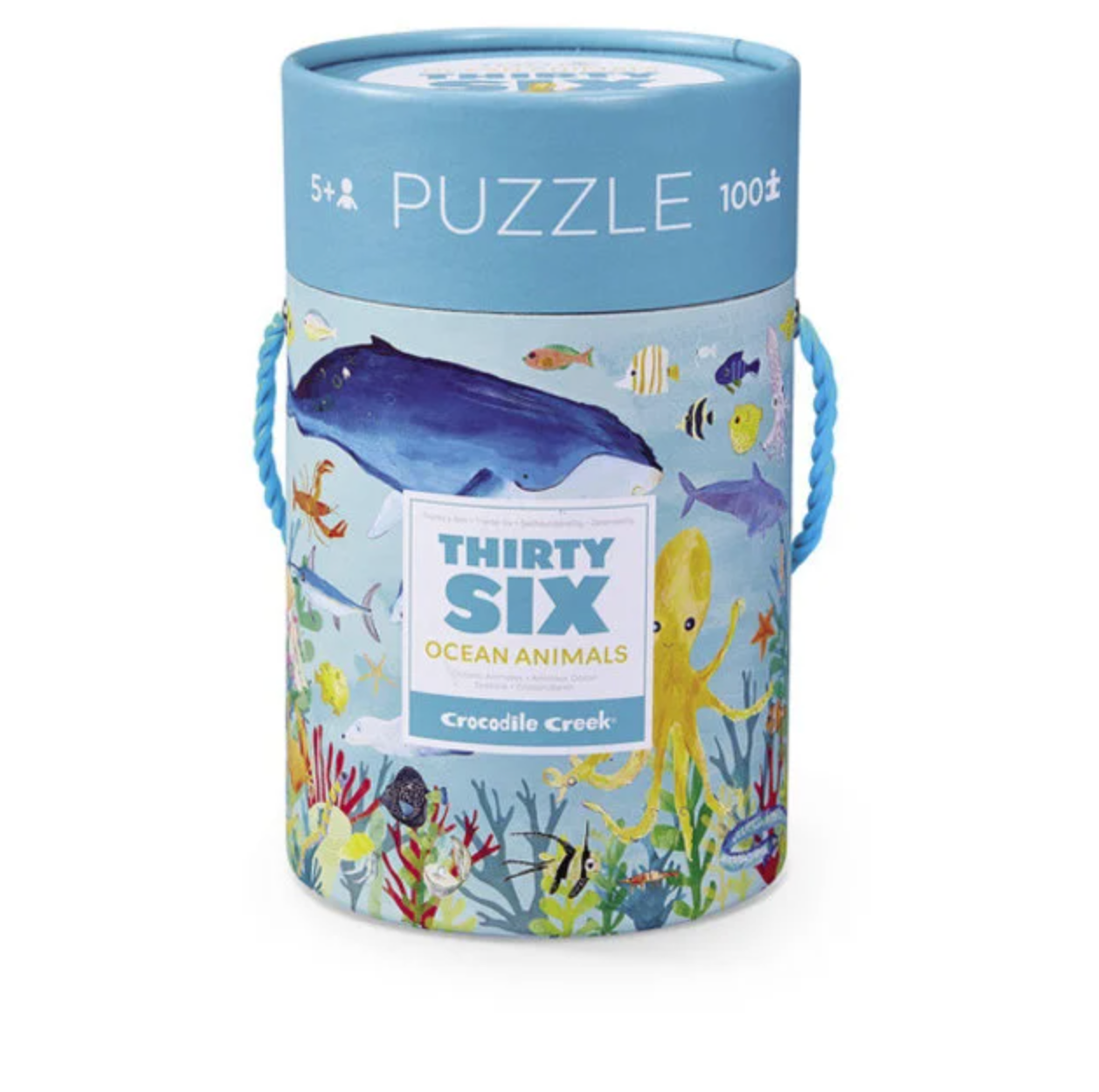 THIRTY SIX OCEAN ANIMALS PUZZLE 100 PC