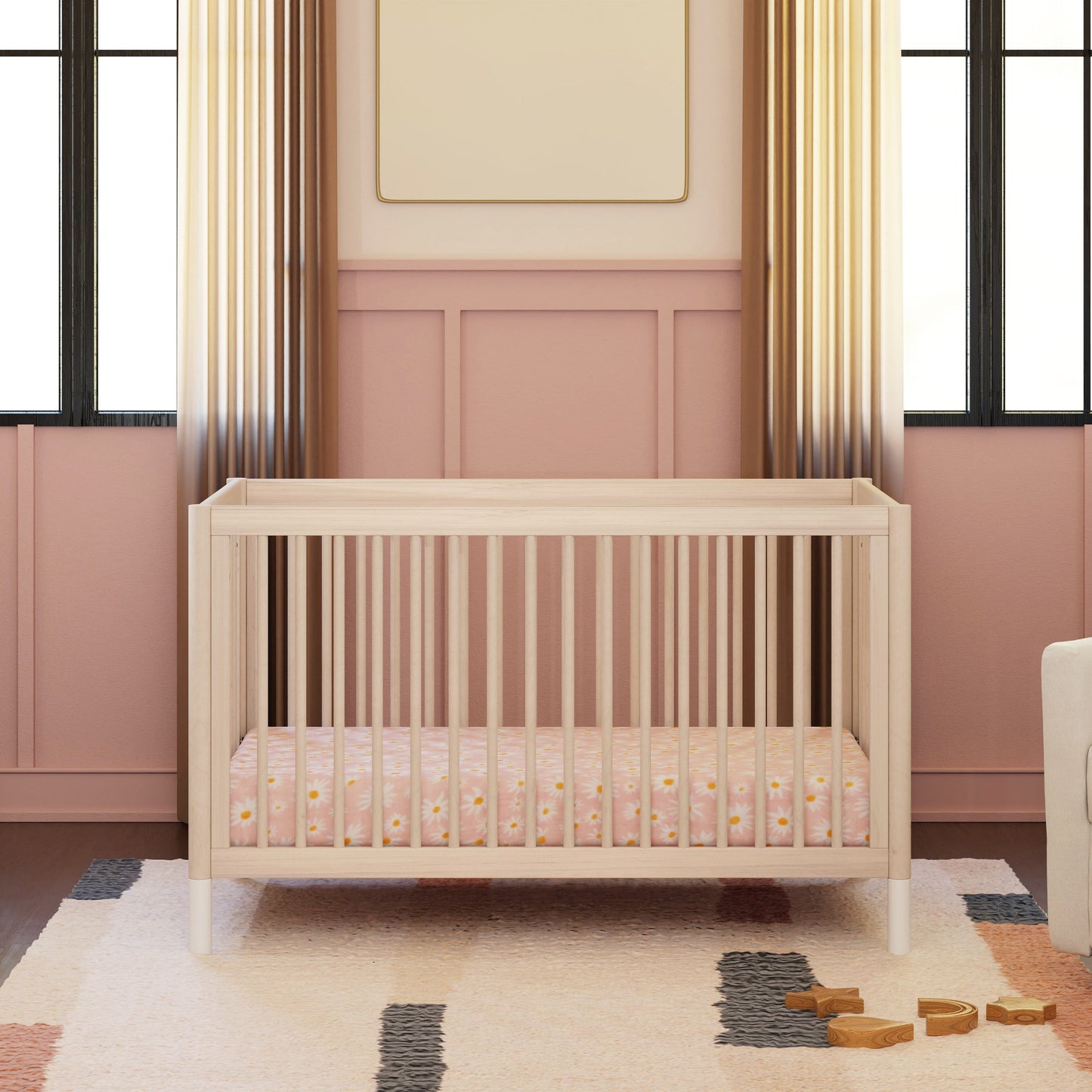 BABYLETTO GELATO 4-IN-1 CONVERTIBLE CRIB WITH TODDLER BED CONVERSION KIT