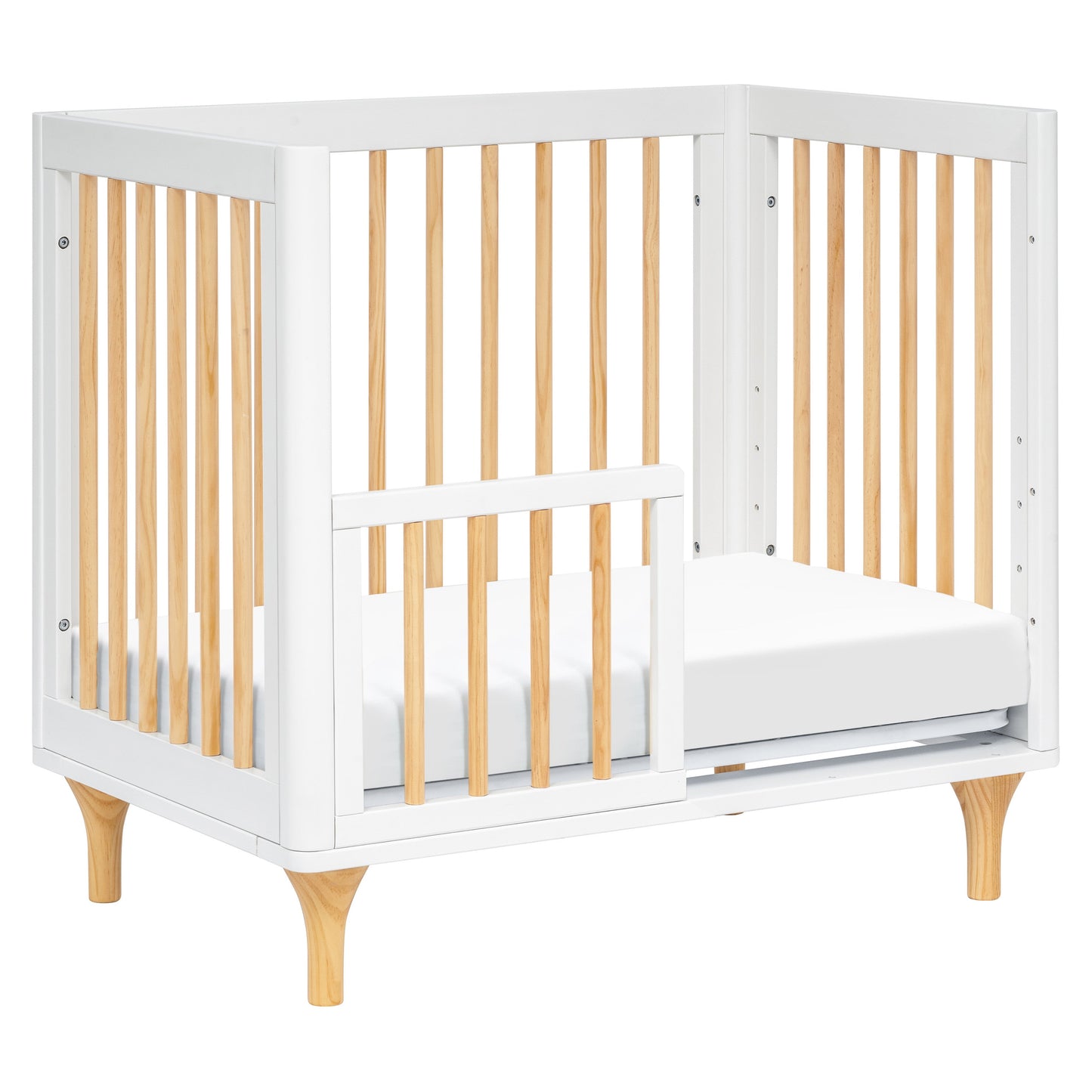 BABYLETTO LOLLY 4-IN-1 CONVERTIBLE MINI CRIB WITH TODDLER BED CONVERSION KIT