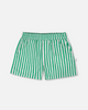 DEUX PAR DEUX STRIPED SHORTS - GREEN