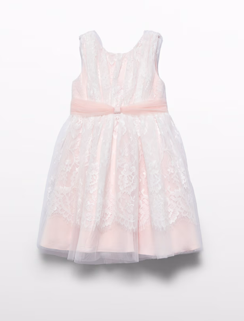 ABEL & LULA  LACE DRESS ROSA PEONIA