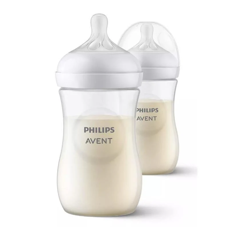 PHILIPS AVENT NATURAL BABY BOTTLE CLAEAR 9OZ