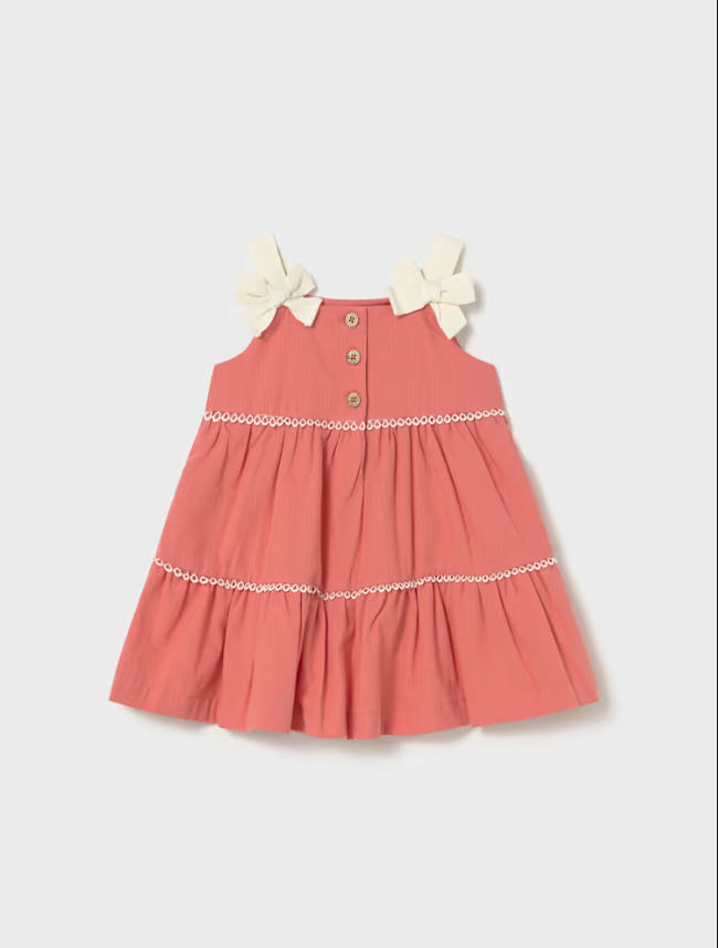 MAYORAL BOW-STRAP DRESS