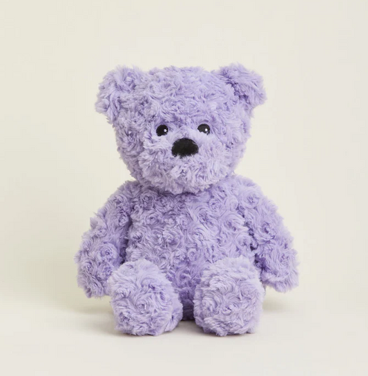 WARMIES 13" PURPLE CURLY BEAR