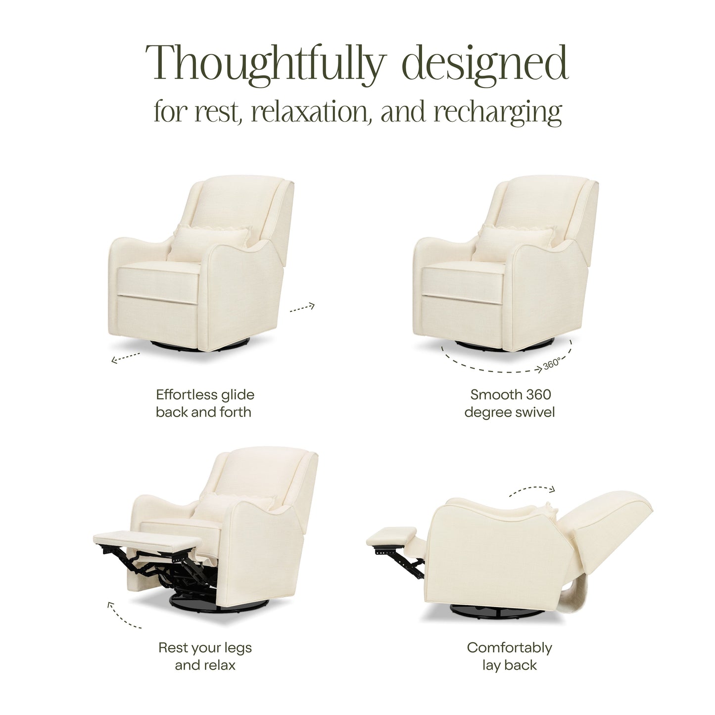 NAMESAKE DEVON RECLINER AND SWIVEL GLIDER